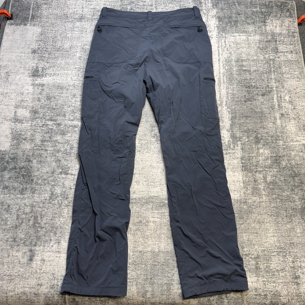 LL Bean Cresta Pants Fleece Lined Men 33x34 Blue Gray Cargo Hiking Outdoor Chore - Picture 6 of 10